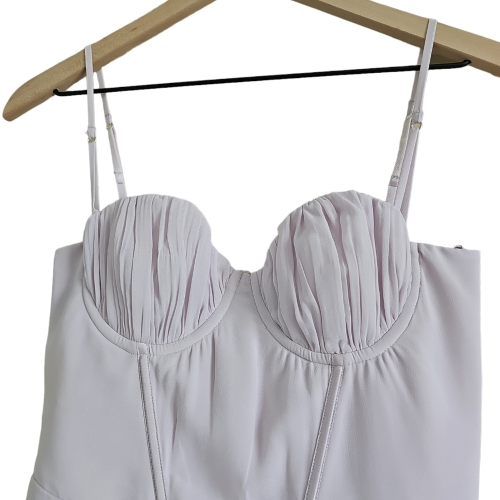 NWT - OH POLLY ELWIRA GEORGETTE A-LINE CORSET MINI DRESS - Picture 10 of 12
